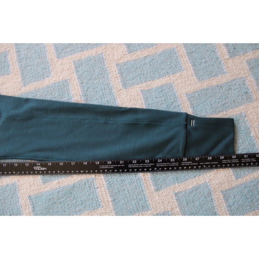 NWT Branwyn S Teal Merino Wool Athleisure Leggings High Waisted Pockets Joggers - Picture 8 of 8